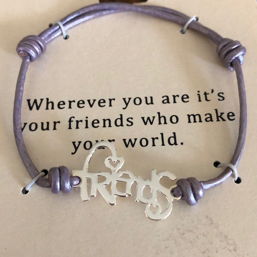STERLING SILVER FRIENDS BRACELET